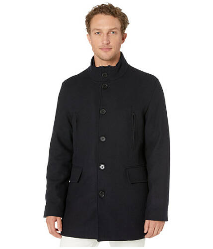 Imbracaminte barbati cole haan wool twill jacket with attached bib navy
