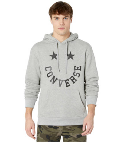 Imbracaminte barbati converse graphic pullover hoodie vintage grey heather