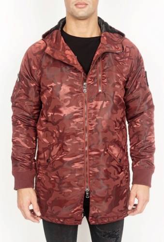 Imbracaminte barbati cult of individuality epic parka jacket burgundy