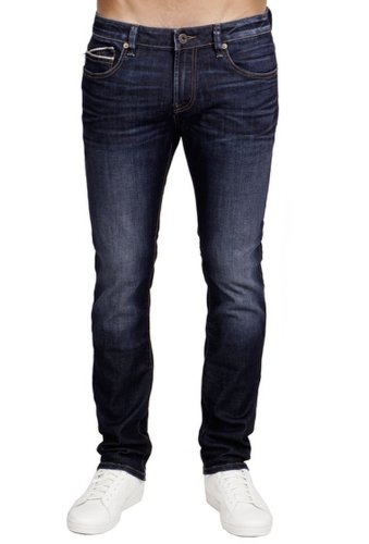 Imbracaminte barbati cult of individuality rocker premium stretch slim jeans 2 yr indigo