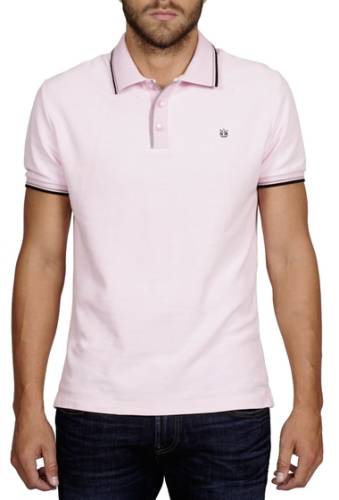 Imbracaminte barbati cult of individuality short sleeve pique polo pink