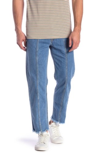 Imbracaminte barbati diesel dagh fray trim straight jeans denim