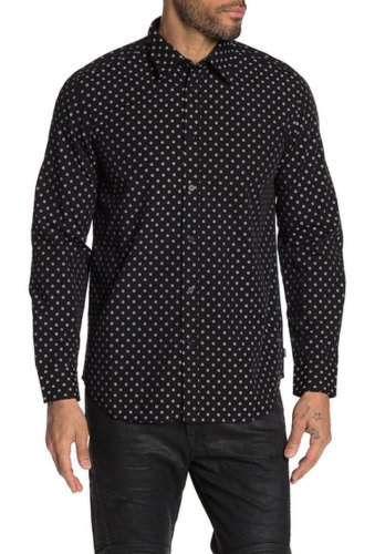 Imbracaminte barbati diesel jirou button-down shirt black