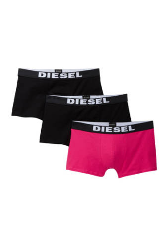 Imbracaminte barbati diesel rocco boxer trunks - pack of 3 black-red
