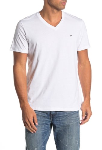 Imbracaminte barbati diesel t-theraponew v-neck t-shirt bright white