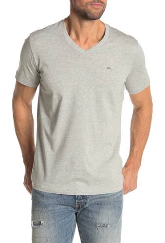 Imbracaminte barbati Diesel t-theraponew v-neck t-shirt light grey melange