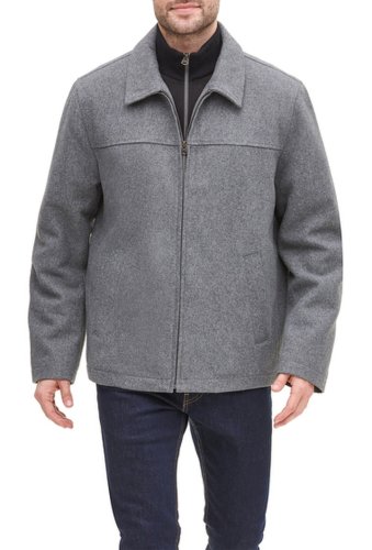 Imbracaminte barbati dockers logan wool blend soft shell jacket lt grey