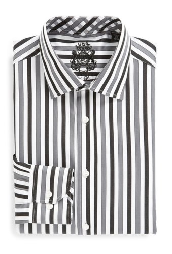 Imbracaminte barbati english laundry regular fit stripe dress shirt bk