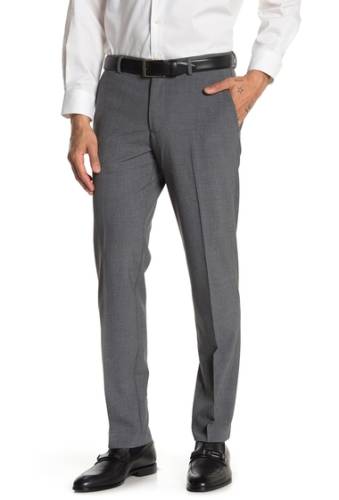 Imbracaminte barbati english laundry solid flat front pants - 30-32 inseam oxford grey