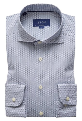 Imbracaminte barbati eton contemporary fit dress shirt blue