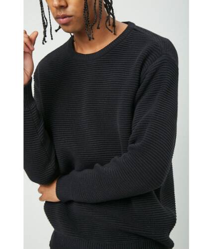 Imbracaminte barbati forever21 ribbed long sleeve sweater black