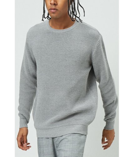 Imbracaminte barbati forever21 ribbed long sleeve sweater heather grey