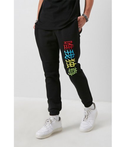 Imbracaminte barbati forever21 worlds greatest embroidered drawstring joggers blackmulti