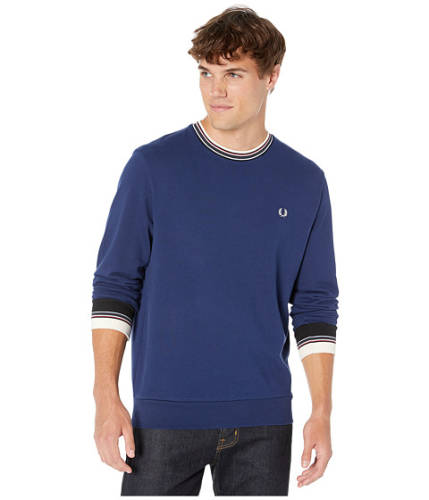 Imbracaminte barbati fred perry bold tipped crew neck sweat french navy
