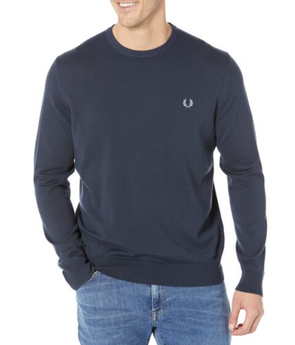 Imbracaminte barbati fred perry classic crew neck jumper shaded navy