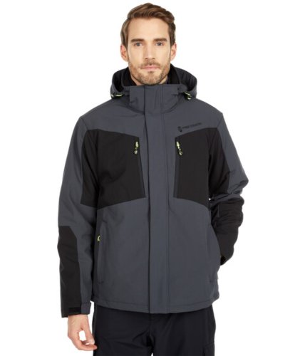 Imbracaminte barbati free country softshell systems jacket deep charcoal