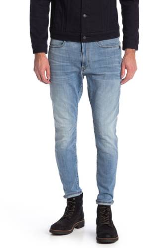 Imbracaminte barbati g-star raw d-staq 3d slim leg jeans lt indigo aged