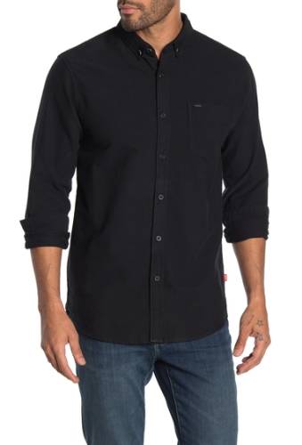 Imbracaminte barbati globe goodstock long sleeve oxford classic fit shirt black