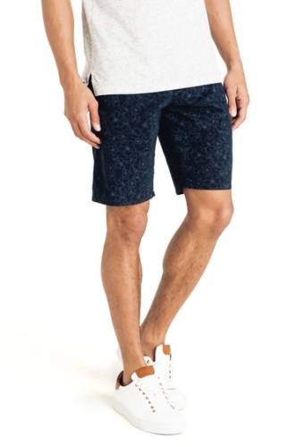 Imbracaminte barbati good man brand floral stretch cotton shorts sea