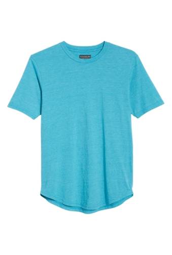 Imbracaminte barbati goodlife scallop triblend crewneck t-shirt vivid blue