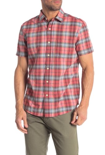 Imbracaminte barbati grayers springfield plaid short sleeve modern fit shirt orleigh plaid