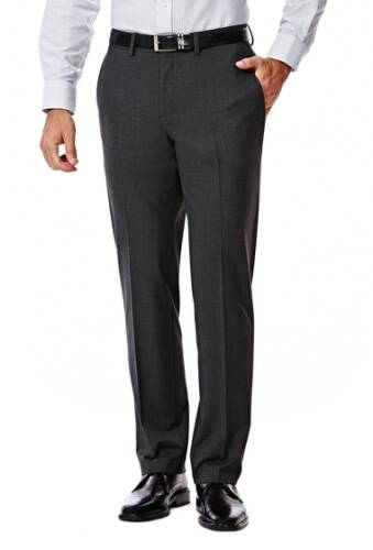 Imbracaminte barbati haggar gabardine 4-way stretch slim fit suit separate pants chcoal htr