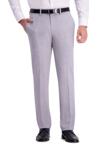 Imbracaminte barbati haggar gabardine 4-way stretch slim fit suit separate pants lt grey