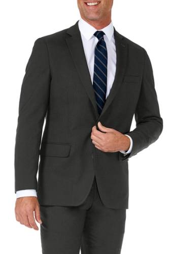 Imbracaminte barbati haggar sharkskin stretch slim fit 2-button suit separate coat dk gry htr