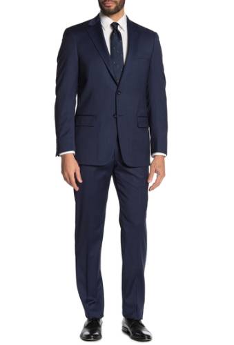 Imbracaminte barbati hart schaffner marx stripe print new york fit 2-piece suit navy