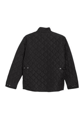 Imbracaminte barbati hawke co diamond quilted zip up jacket black