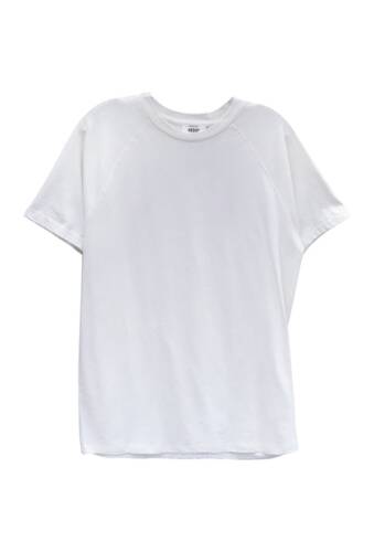 Imbracaminte barbati hedge solid raglan sleeve t-shirt white