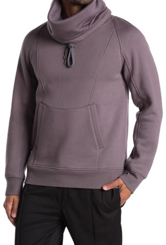 Imbracaminte barbati helmut lang brushed french terry cowl neck hoodie rabbit