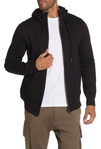 Imbracaminte barbati helmut lang long sleeve zip front hoodie blk