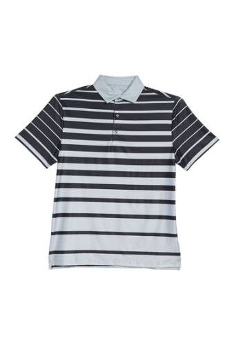 Imbracaminte barbati hickey freeman gradient stripe polo shirt black
