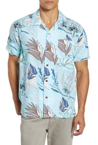 Imbracaminte barbati hurley domino regular fit hawaiian shirt blue gaze