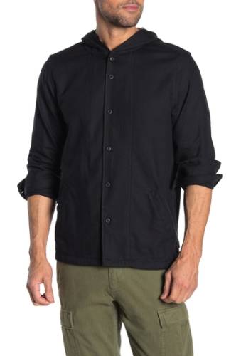 Imbracaminte barbati hurley hooded classic fit shirt jacket black