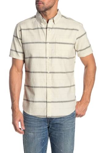 Imbracaminte barbati hurley thompson stripe classic fit shirt pale ivory