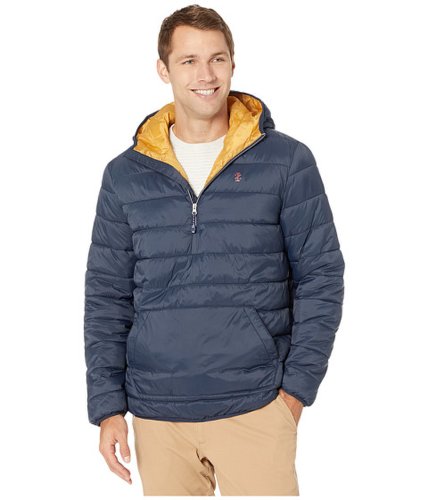 Imbracaminte barbati izod quilted popover hooded jacket navy