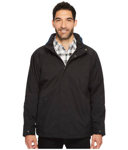 Imbracaminte barbati izod water resistant fleece-lined jacket with hidden hood black