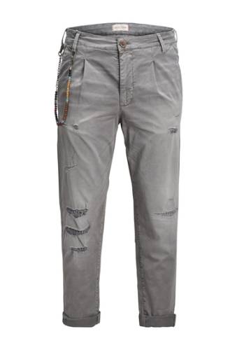 Imbracaminte barbati jack jones constructed tapered fit cotton pants light gray