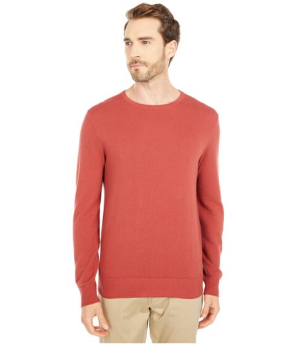 Imbracaminte barbati jcrew cotton-cashmere piqueacute crewneck sweater canyon red