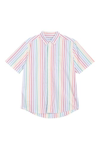 Imbracaminte barbati joe fresh pride striped short sleeve shirt lt vintage