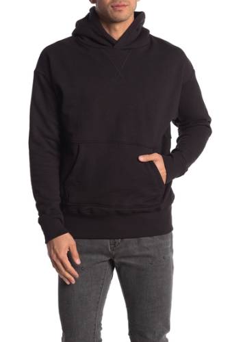 Imbracaminte barbati joe\'s jeans french terry pullover hoodie jet black