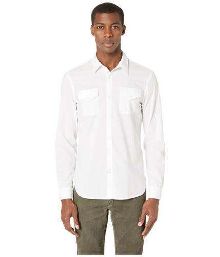 Imbracaminte barbati john varvatos foster sport shirt w double chest pockets w633v1b white