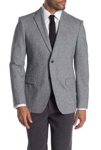 Imbracaminte barbati john varvatos star usa baxter solid notch collar suit separate sportcoat light grey