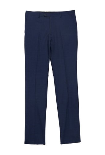 Imbracaminte barbati john varvatos star usa blue mini check suit separate wool trousers blue