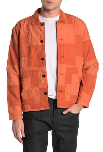Imbracaminte barbati john varvatos star usa rik overdyed patchwork jacket citrus