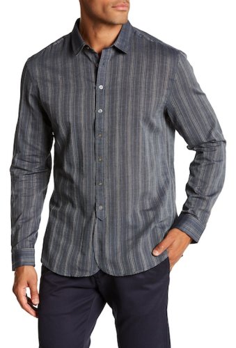 Imbracaminte barbati john varvatos star usa striped long sleeve classic fit shirt indigo