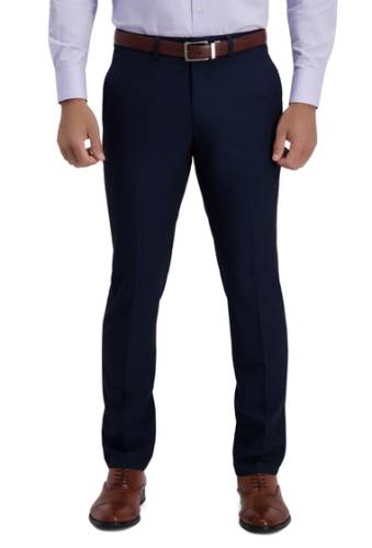 Imbracaminte barbati kenneth cole reaction mini grid textured solid slim fit suit separates trousers - 30-32 inseam navy