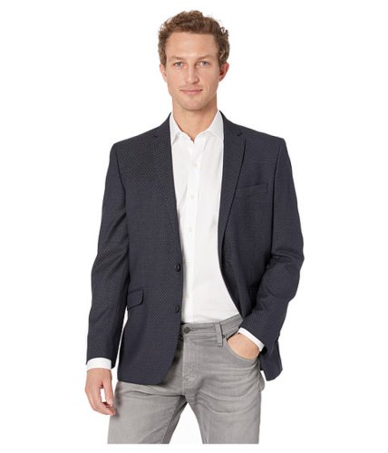 Imbracaminte barbati kenneth cole reaction slim fit blazer with texture and stretch charcoal